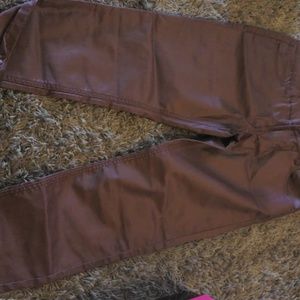 Pants leather